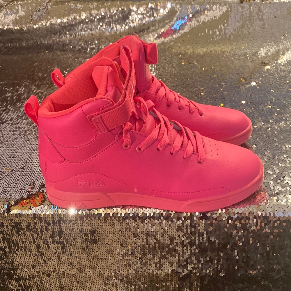 Hot pink 80”s Filas